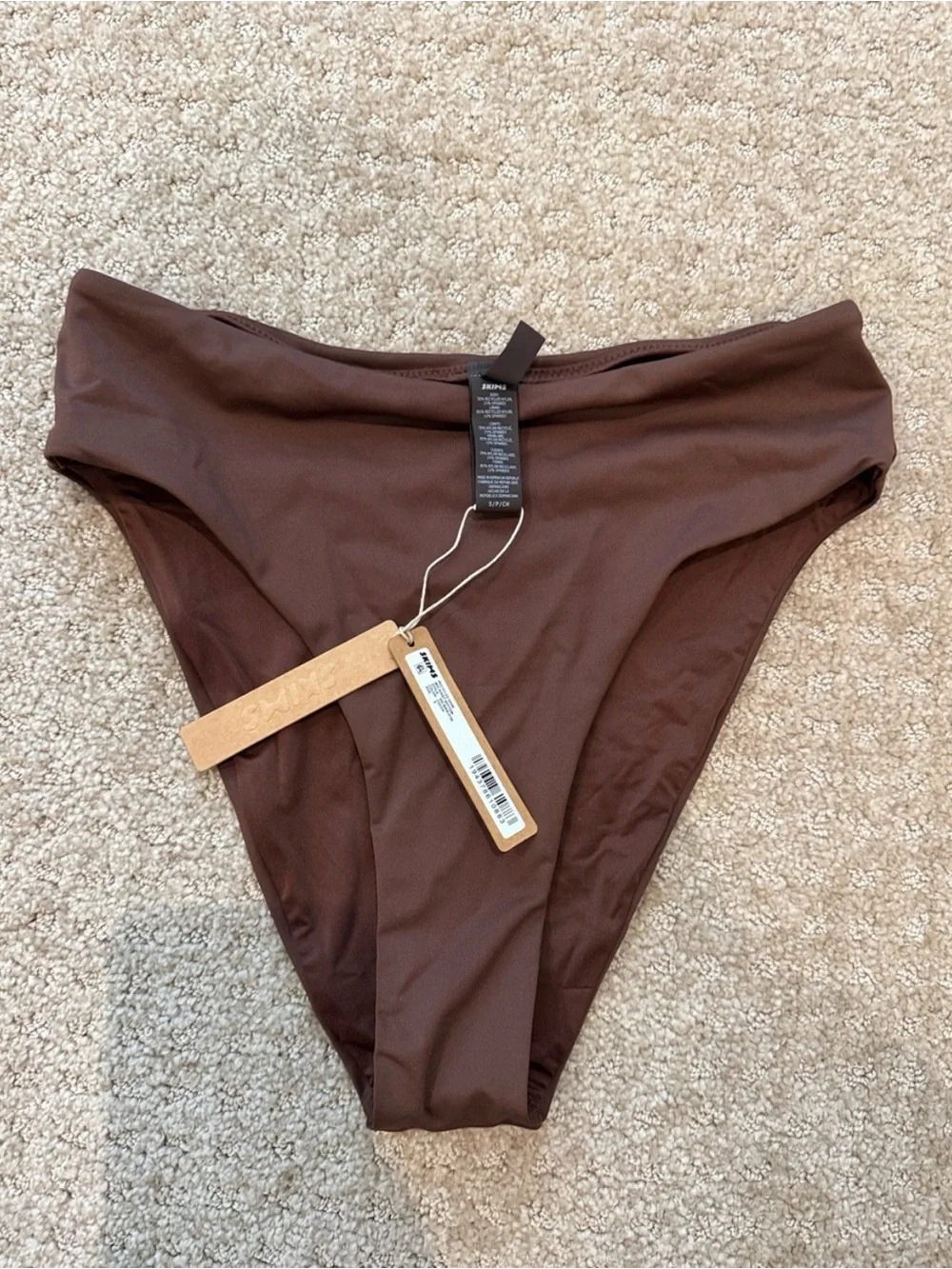 SKIMS Chocolate Brown Swim & Lounge Mix — 5-Piece Set